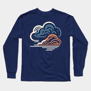 Abstract Cloudscape Long Sleeve T-Shirt